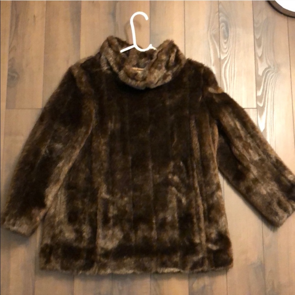 Banana Republic Fur Coat